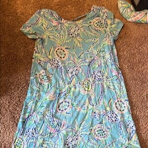 Colorful Patterned Dress lily pulitzer size medium